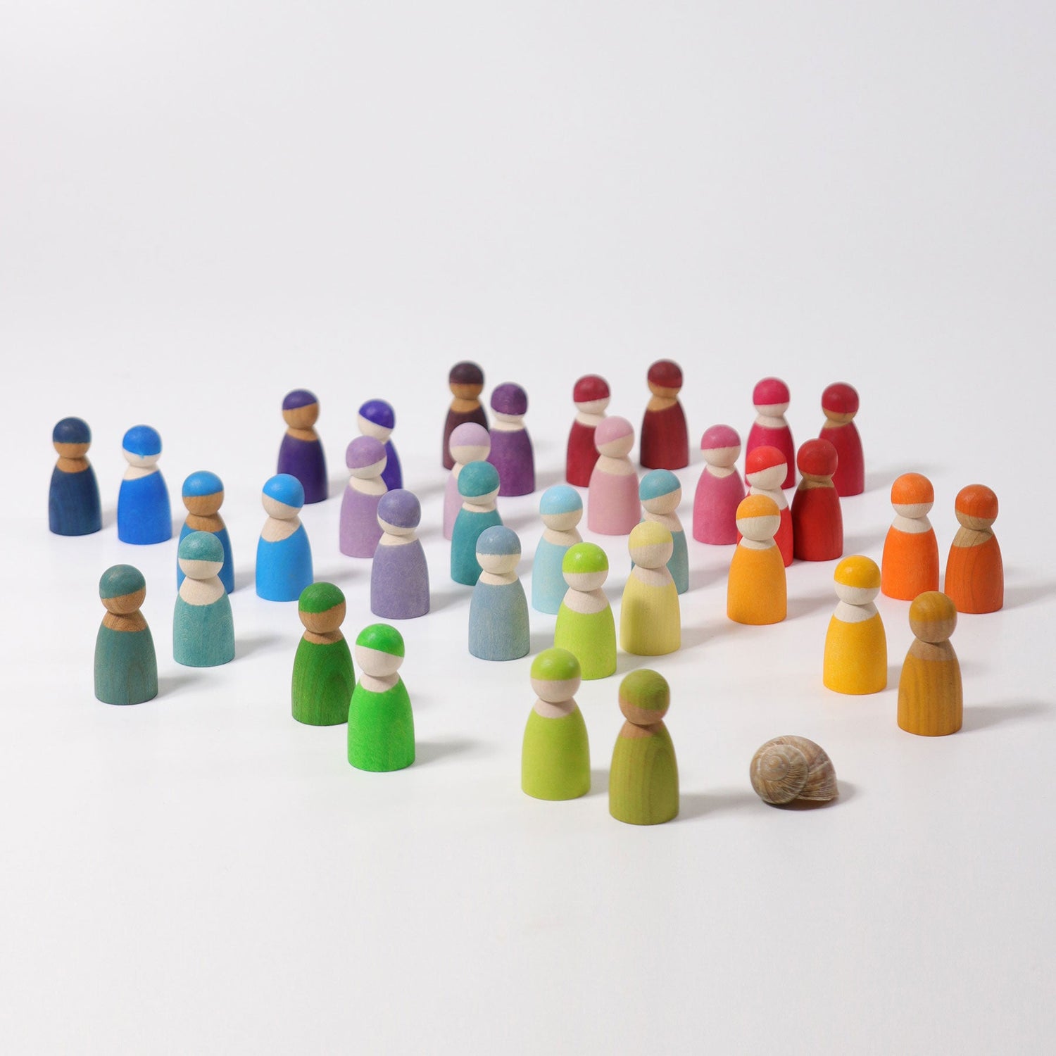 GRIMM'S | 12 RAINBOW FRIENDS - PASTEL by GRIMM'S WOODEN TOYS - The Playful Collective