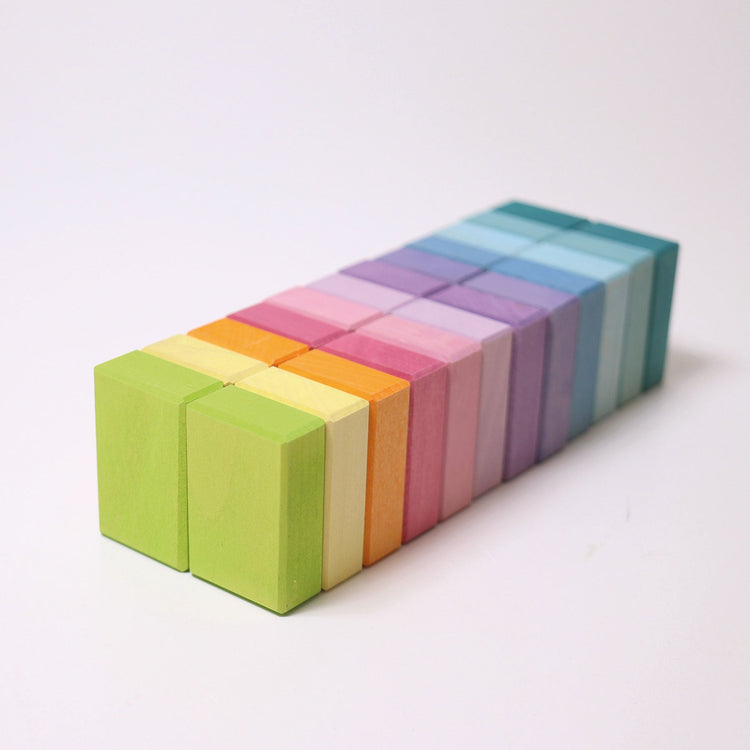 GRIMM'S | BUILDING SET PASTEL DUO by GRIMM'S WOODEN TOYS - The Playful Collective