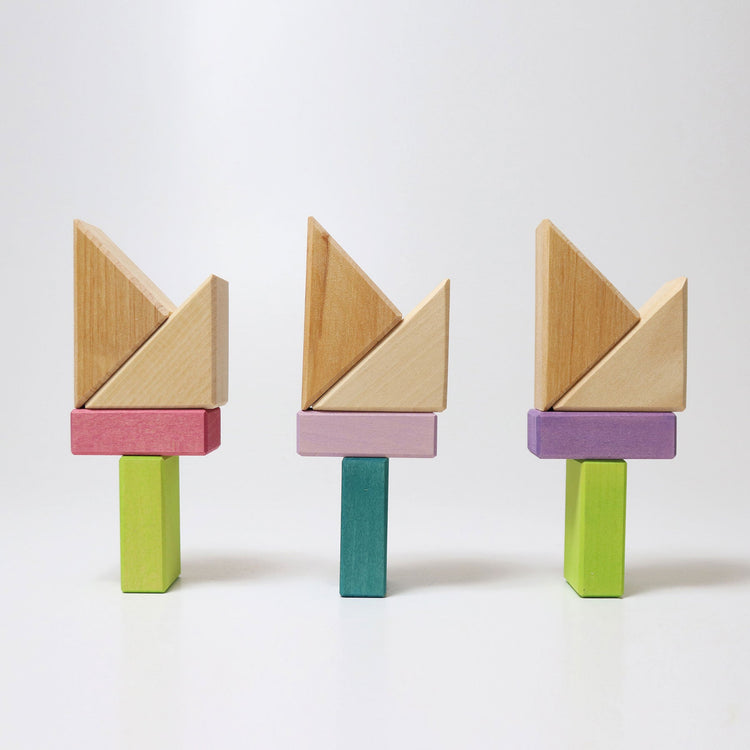 GRIMM'S | BUILDING SET PASTEL DUO by GRIMM'S WOODEN TOYS - The Playful Collective