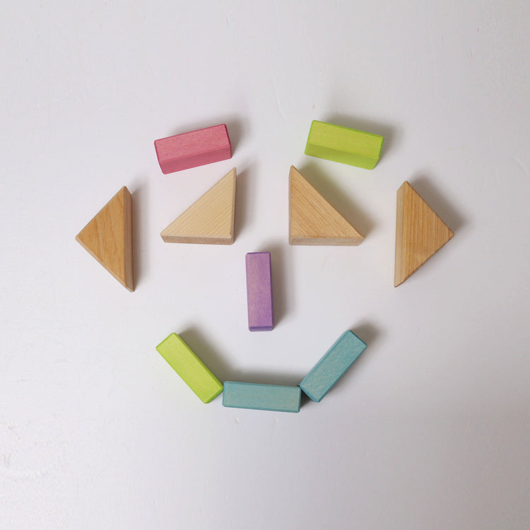 GRIMM'S | BUILDING SET PASTEL DUO by GRIMM'S WOODEN TOYS - The Playful Collective