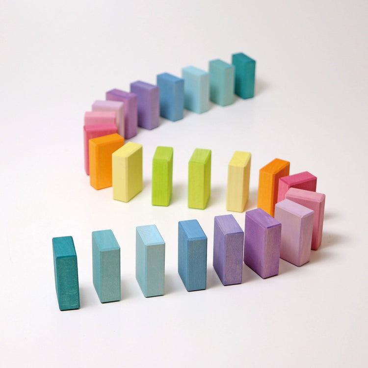 GRIMM'S | BUILDING SET PASTEL DUO by GRIMM'S WOODEN TOYS - The Playful Collective