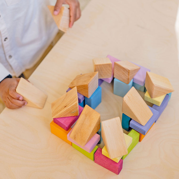 GRIMM'S | BUILDING SET PASTEL DUO by GRIMM'S WOODEN TOYS - The Playful Collective