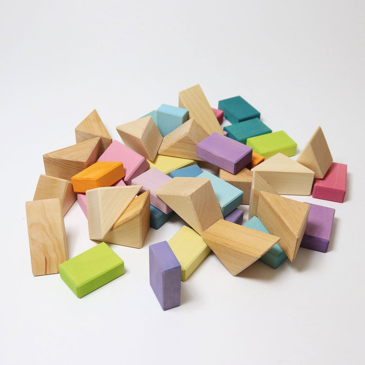 GRIMM'S | BUILDING SET PASTEL DUO by GRIMM'S WOODEN TOYS - The Playful Collective