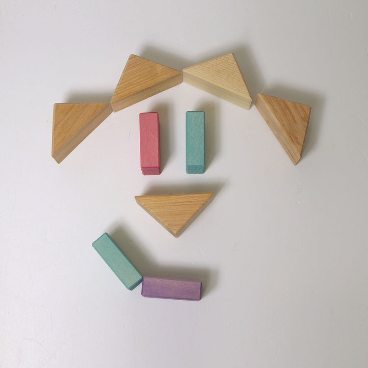 GRIMM'S | BUILDING SET PASTEL DUO by GRIMM'S WOODEN TOYS - The Playful Collective