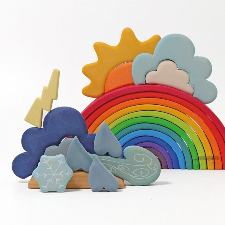 GRIMM'S | BUILDING SET WEATHER by GRIMM'S WOODEN TOYS - The Playful Collective