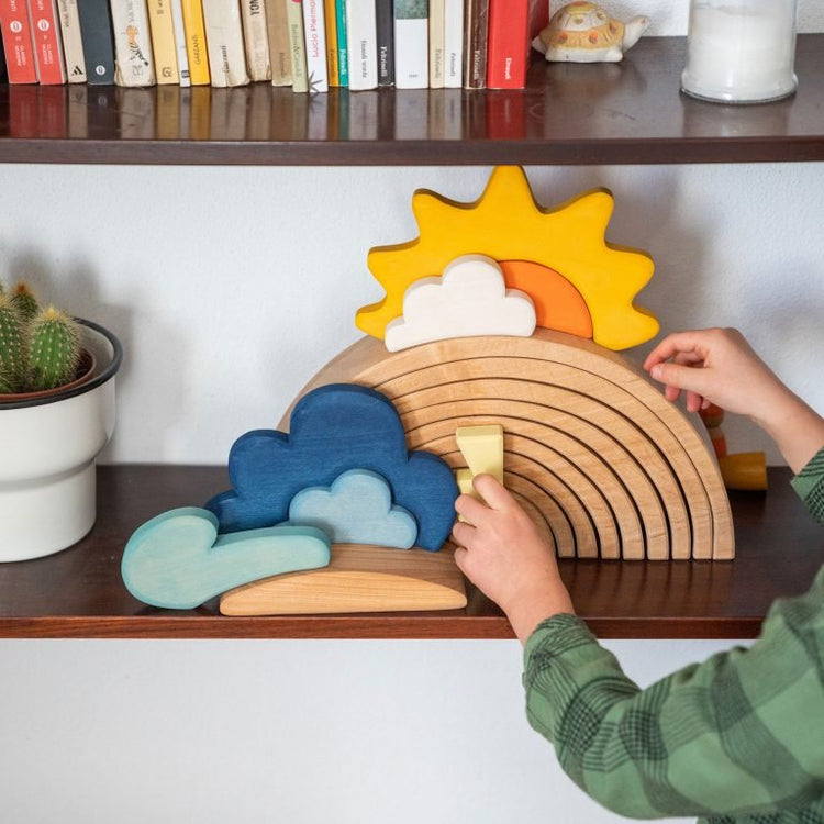 GRIMM'S | BUILDING SET WEATHER by GRIMM'S WOODEN TOYS - The Playful Collective