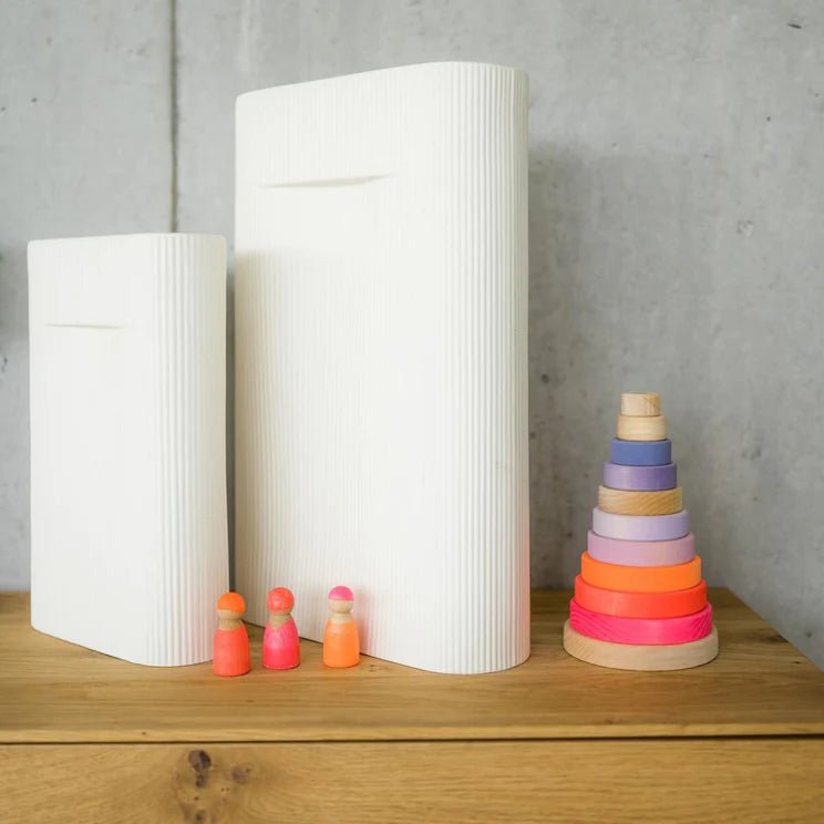 GRIMM'S | CONICAL TOWER - NEON PINK (2023) *COMING SOON* by GRIMM'S WOODEN TOYS - The Playful Collective