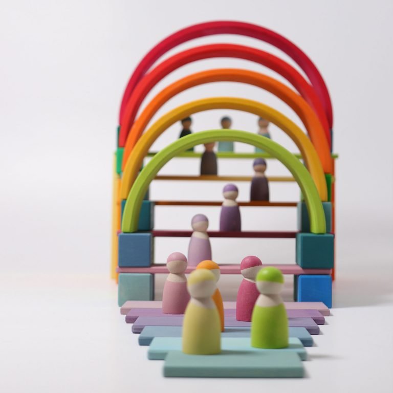 GRIMM'S | LARGE STEPPED PYRAMID by GRIMM'S WOODEN TOYS - The Playful Collective