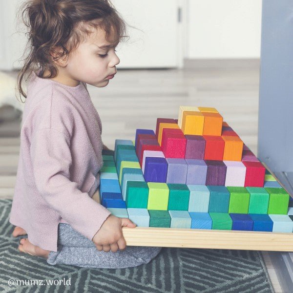 GRIMM'S | LARGE STEPPED PYRAMID by GRIMM'S WOODEN TOYS - The Playful Collective