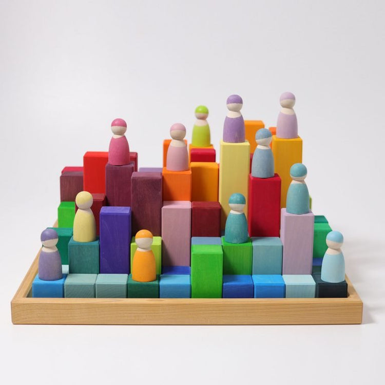 GRIMM'S | LARGE STEPPED PYRAMID by GRIMM'S WOODEN TOYS - The Playful Collective