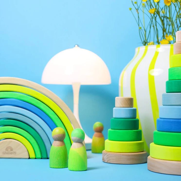 GRIMM'S | NEON FRIENDS - GREEN (2023) *COMING SOON* by GRIMM'S WOODEN TOYS - The Playful Collective