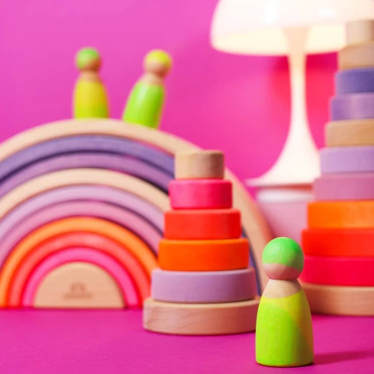 GRIMM'S | NEON FRIENDS - GREEN (2023) *COMING SOON* by GRIMM'S WOODEN TOYS - The Playful Collective