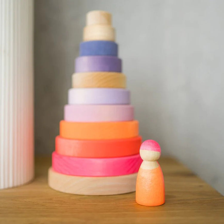 GRIMM'S | NEON FRIENDS - PINK (2023) *COMING SOON* by GRIMM'S WOODEN TOYS - The Playful Collective