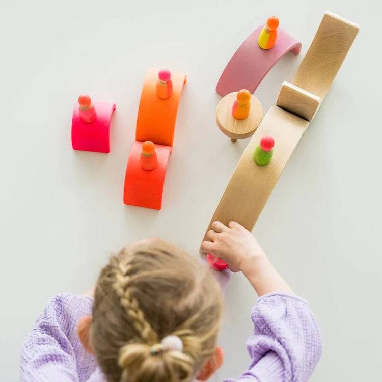 GRIMM'S | NEON FRIENDS - PINK (2023) *COMING SOON* by GRIMM'S WOODEN TOYS - The Playful Collective