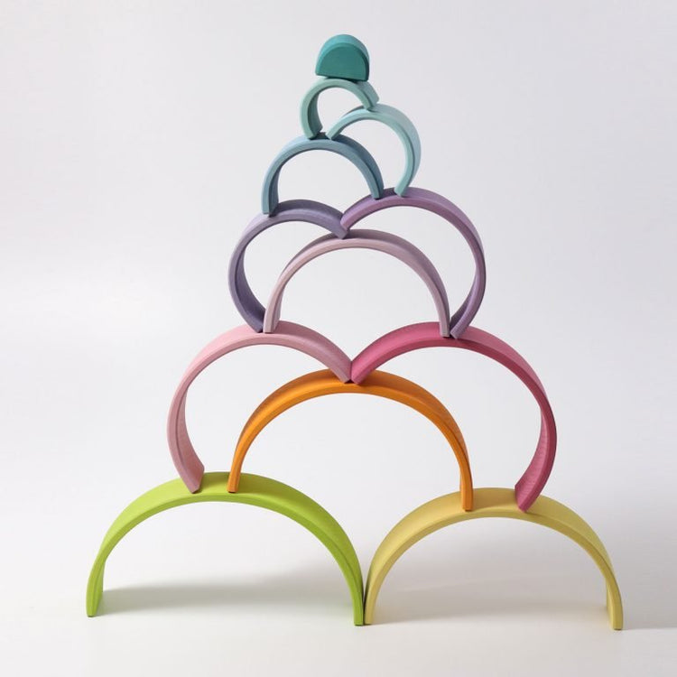 GRIMM'S | RAINBOW LARGE - PASTEL by GRIMM'S WOODEN TOYS - The Playful Collective