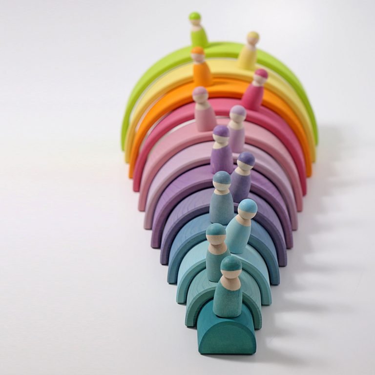 GRIMM'S | RAINBOW LARGE - PASTEL by GRIMM'S WOODEN TOYS - The Playful Collective
