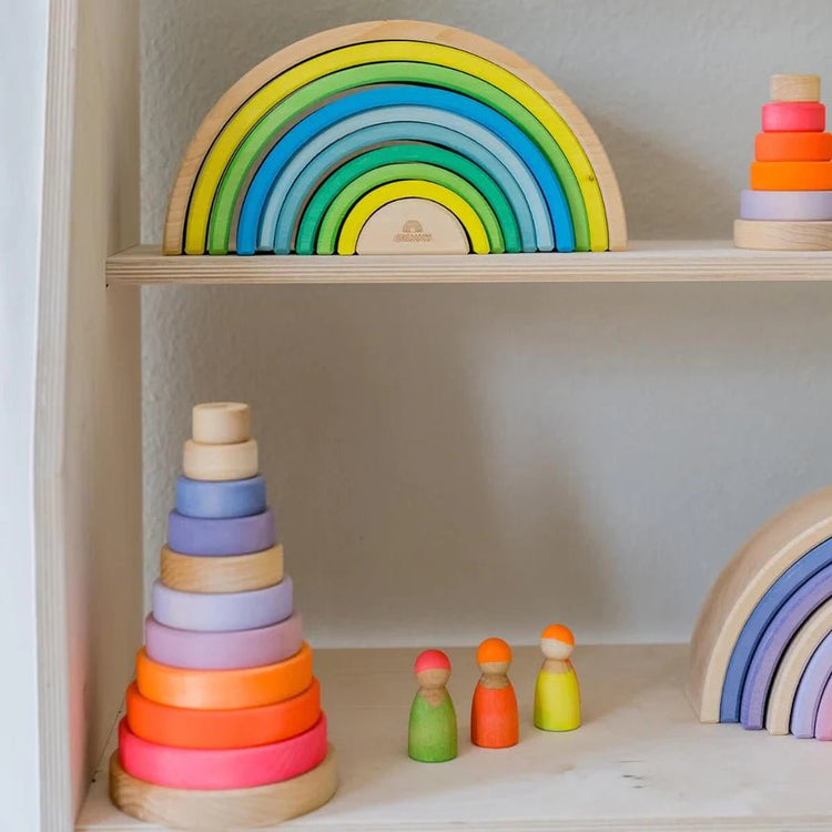 GRIMM'S | RAINBOW - NEON GREEN (2023) *COMING SOON* by GRIMM'S WOODEN TOYS - The Playful Collective