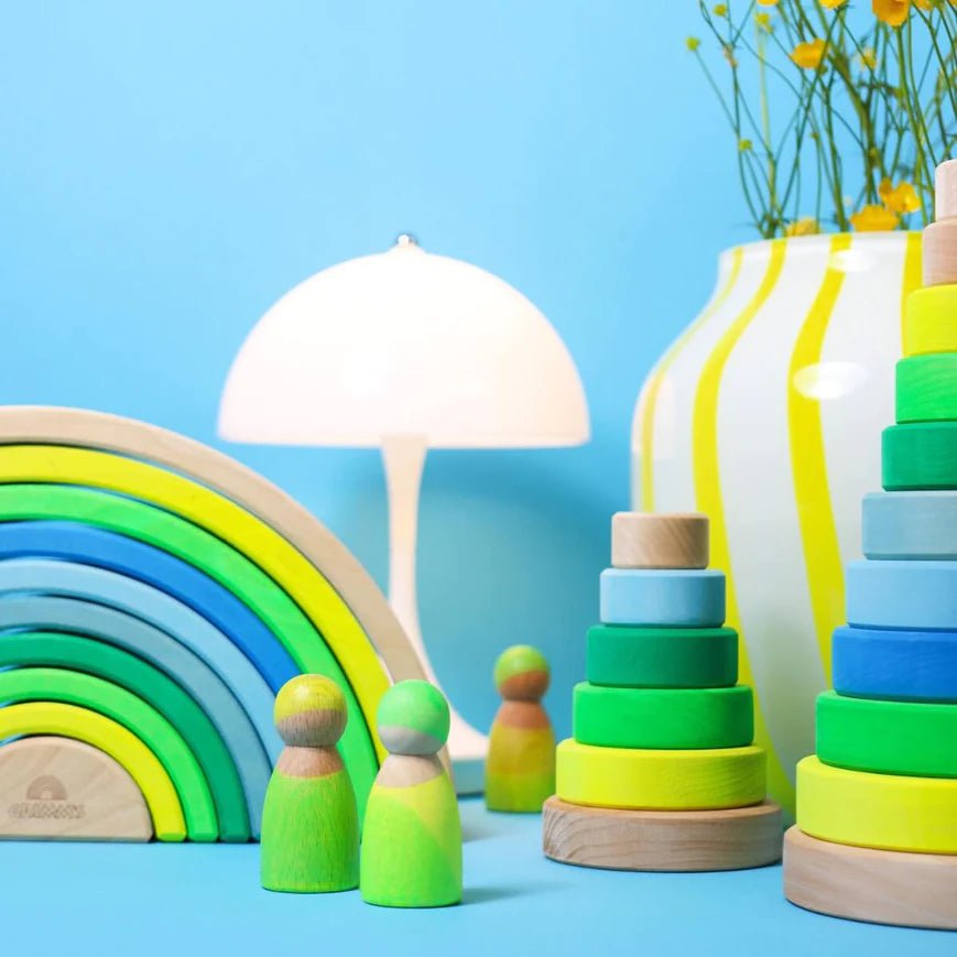 GRIMM'S | RAINBOW - NEON GREEN (2023) *COMING SOON* by GRIMM'S WOODEN TOYS - The Playful Collective