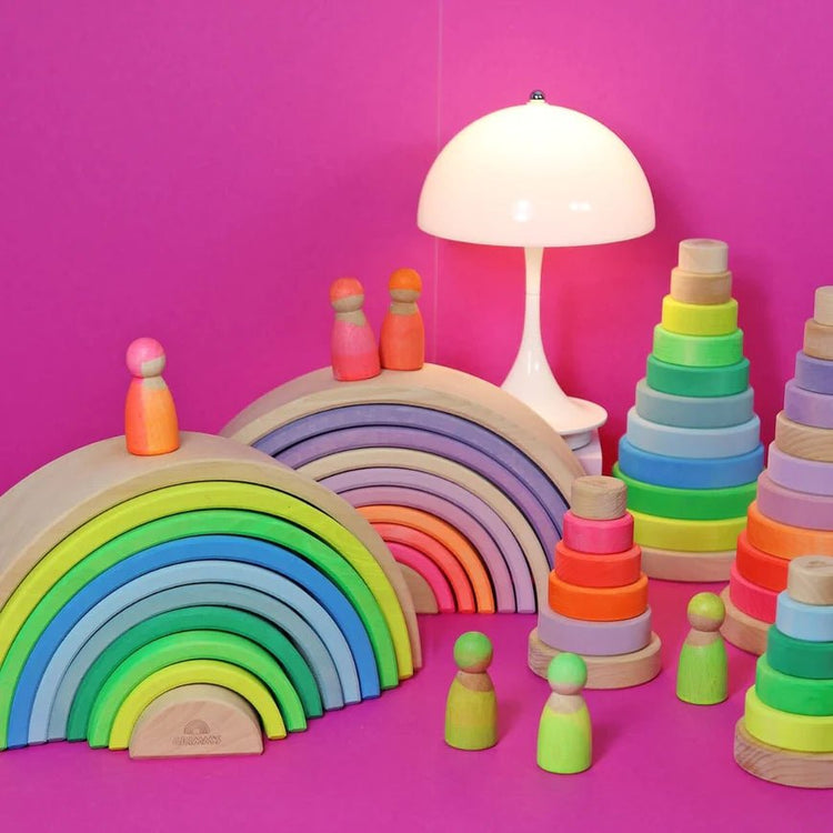 GRIMM'S | RAINBOW - NEON GREEN (2023) *COMING SOON* by GRIMM'S WOODEN TOYS - The Playful Collective