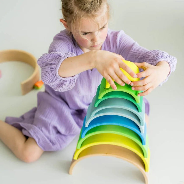 GRIMM'S | RAINBOW - NEON GREEN (2023) *COMING SOON* by GRIMM'S WOODEN TOYS - The Playful Collective
