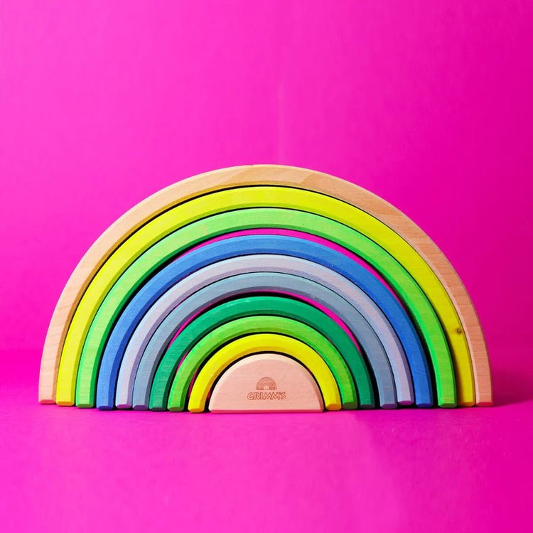 GRIMM'S | RAINBOW - NEON GREEN (2023) *COMING SOON* by GRIMM'S WOODEN TOYS - The Playful Collective