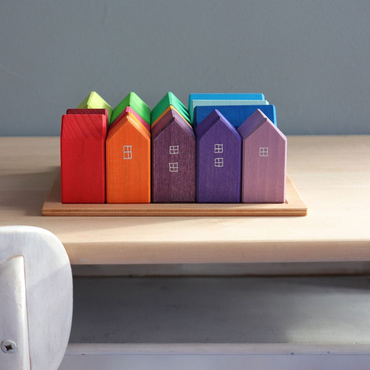 GRIMM'S | SMALL WOODEN HOUSES by GRIMM'S WOODEN TOYS - The Playful Collective