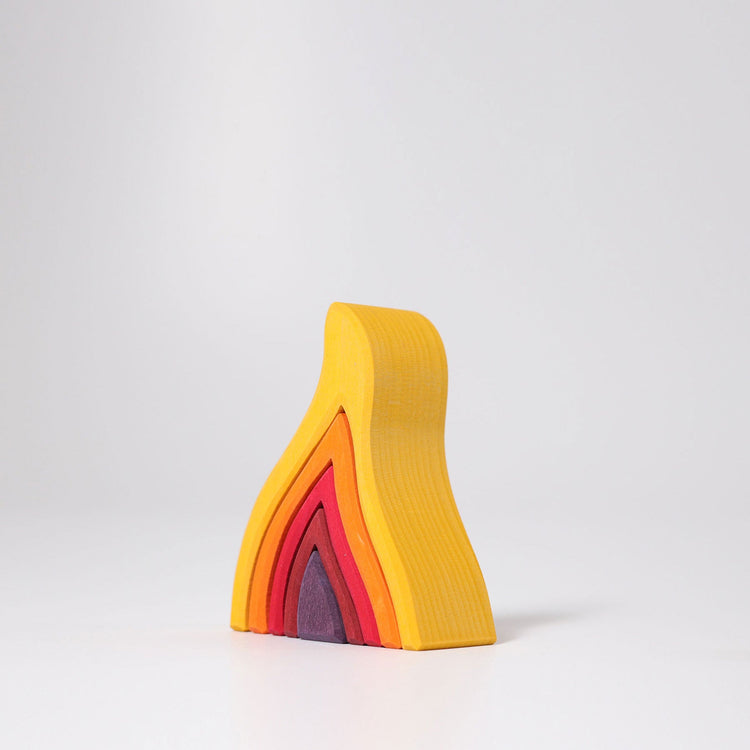 GRIMM'S | STACKING FIRE - SMALL by GRIMM'S WOODEN TOYS - The Playful Collective