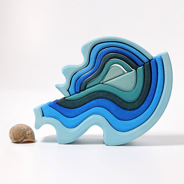 GRIMM'S | STACKING WATER WAVE - LARGE by GRIMM'S WOODEN TOYS - The Playful Collective