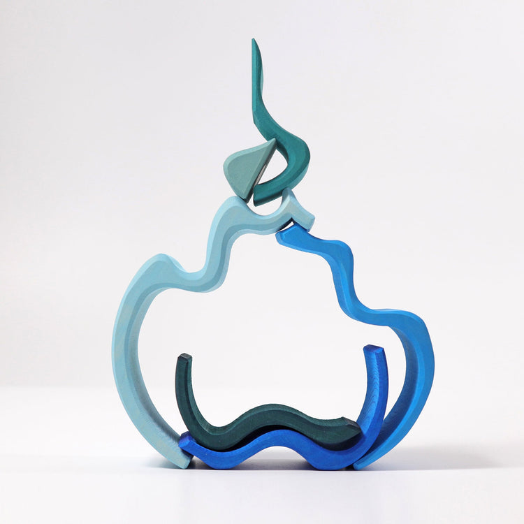 GRIMM'S | STACKING WATER WAVE - LARGE by GRIMM'S WOODEN TOYS - The Playful Collective