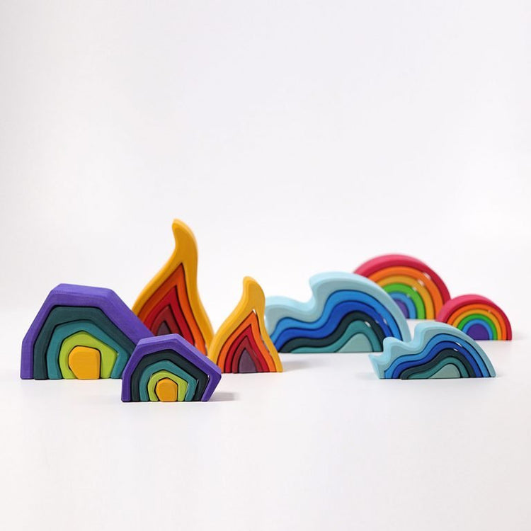 GRIMM'S | STACKING WATER WAVE - LARGE by GRIMM'S WOODEN TOYS - The Playful Collective
