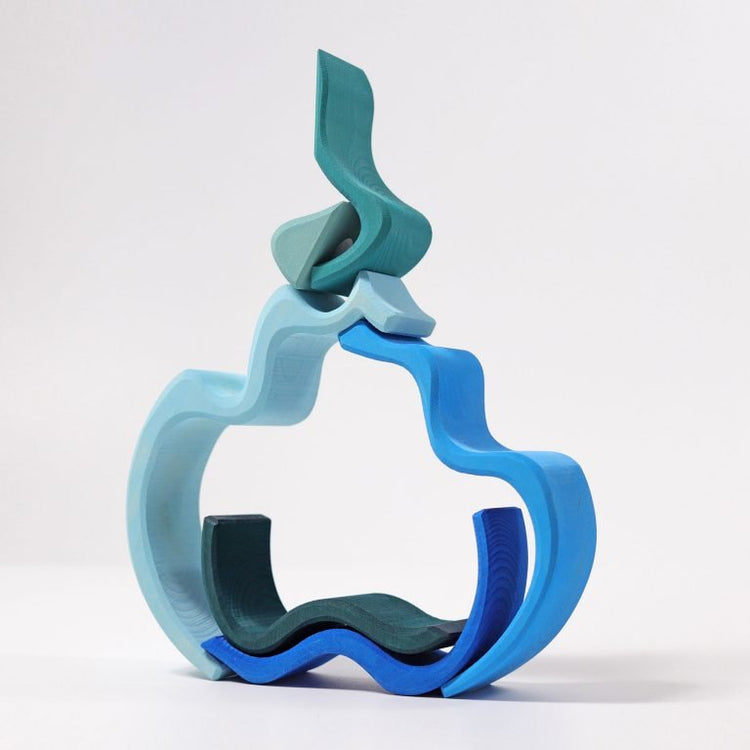 GRIMM'S | STACKING WATER WAVE - LARGE by GRIMM'S WOODEN TOYS - The Playful Collective