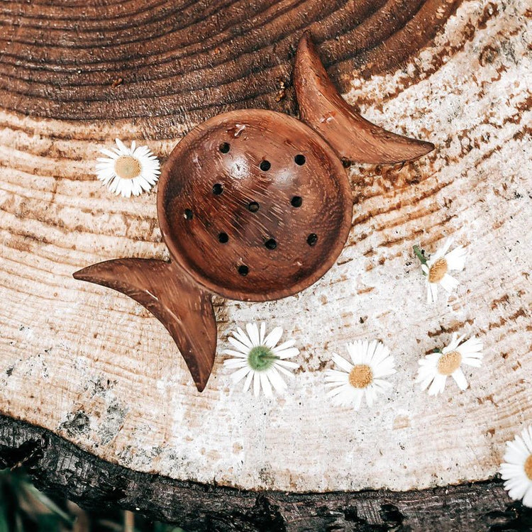 HANDCRAFTED CRESCENT MOON STRAINER by WILD MOUNTAIN CHILD - The Playful Collective