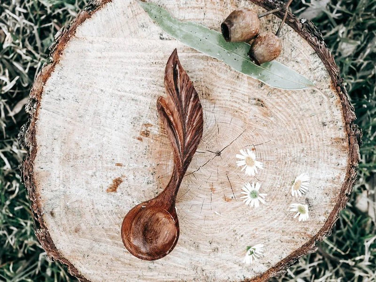 HANDCRAFTED FLOATING LEAF SPOON by WILD MOUNTAIN CHILD - The Playful Collective