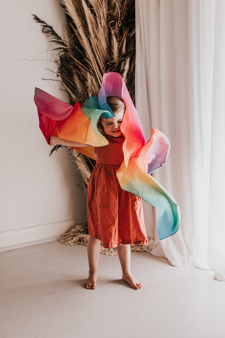 JUMBO PLAY SILK - RAINBOW by PLAY SILKIES - The Playful Collective