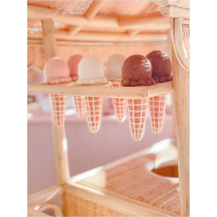 JUNI MOON | FELT ICE CREAMS Chocolate by JUNI MOON - The Playful Collective