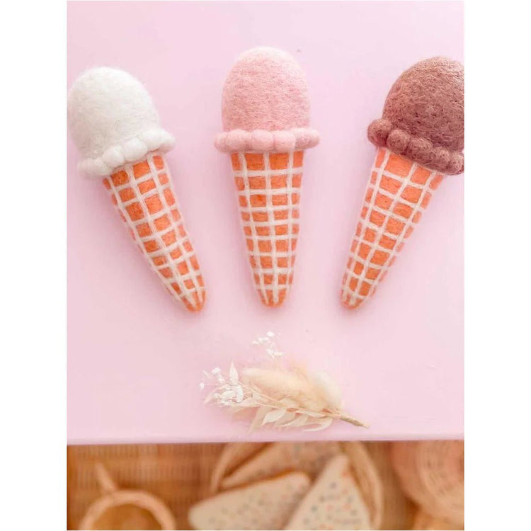 JUNI MOON | FELT ICE CREAMS Chocolate by JUNI MOON - The Playful Collective