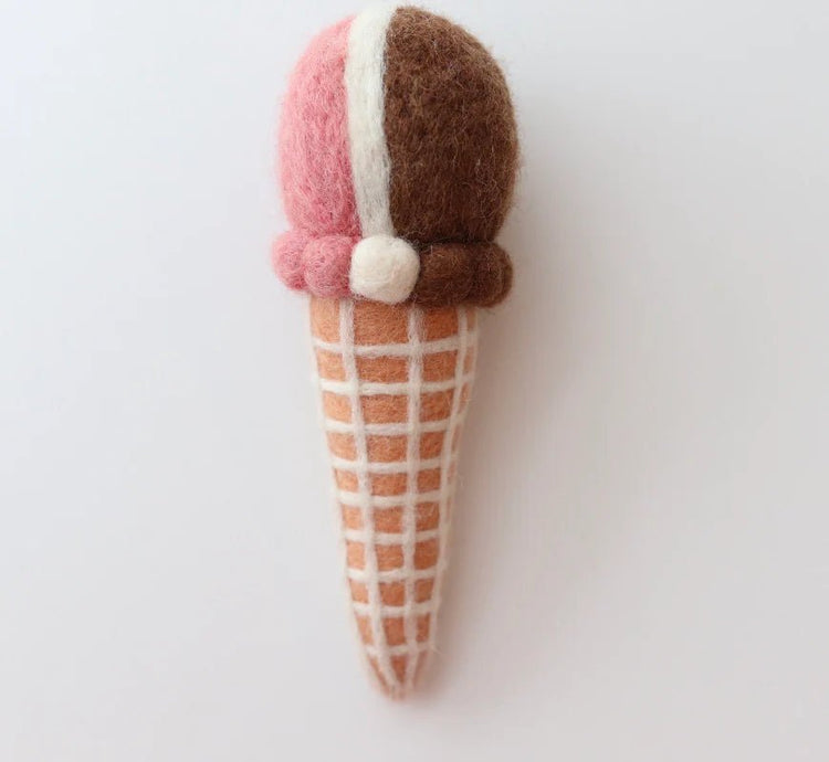 JUNI MOON | FELT ICE CREAMS Neapolitan by JUNI MOON - The Playful Collective