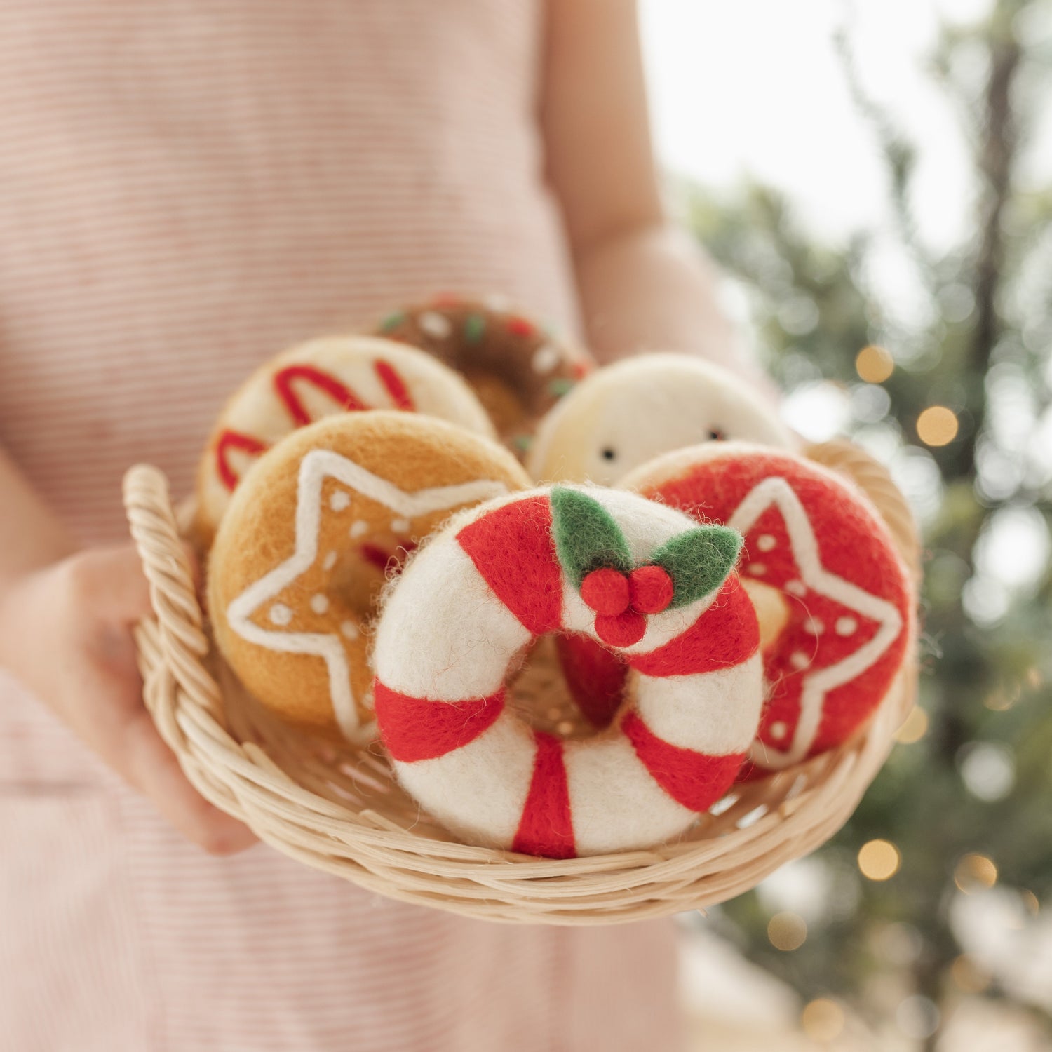 JUNI MOON | FESTIVE DONUT (MULTIPLE OPTIONS) Rainbow Sprinkles with hat by JUNI MOON - The Playful Collective