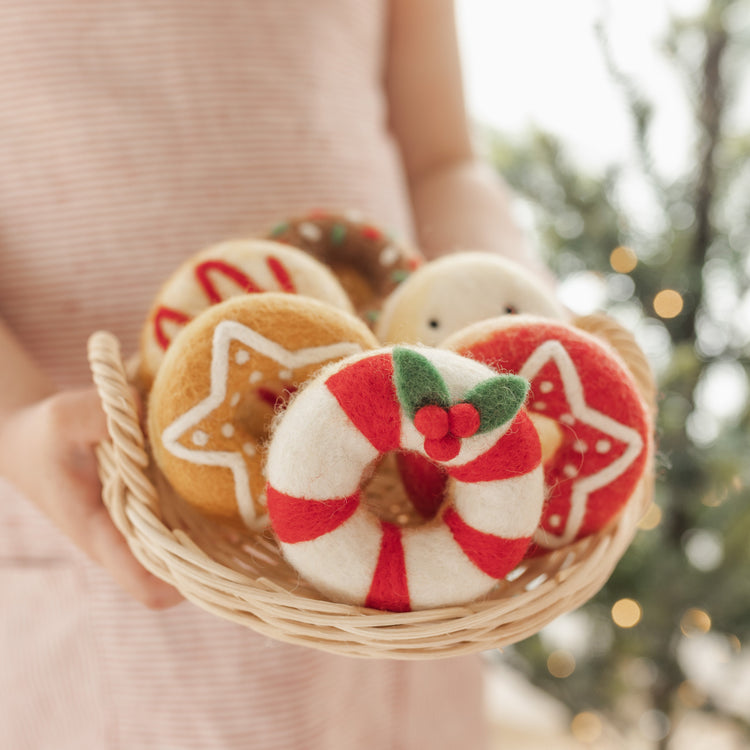 JUNI MOON | FESTIVE DONUT (MULTIPLE OPTIONS) Rainbow Sprinkles with hat by JUNI MOON - The Playful Collective