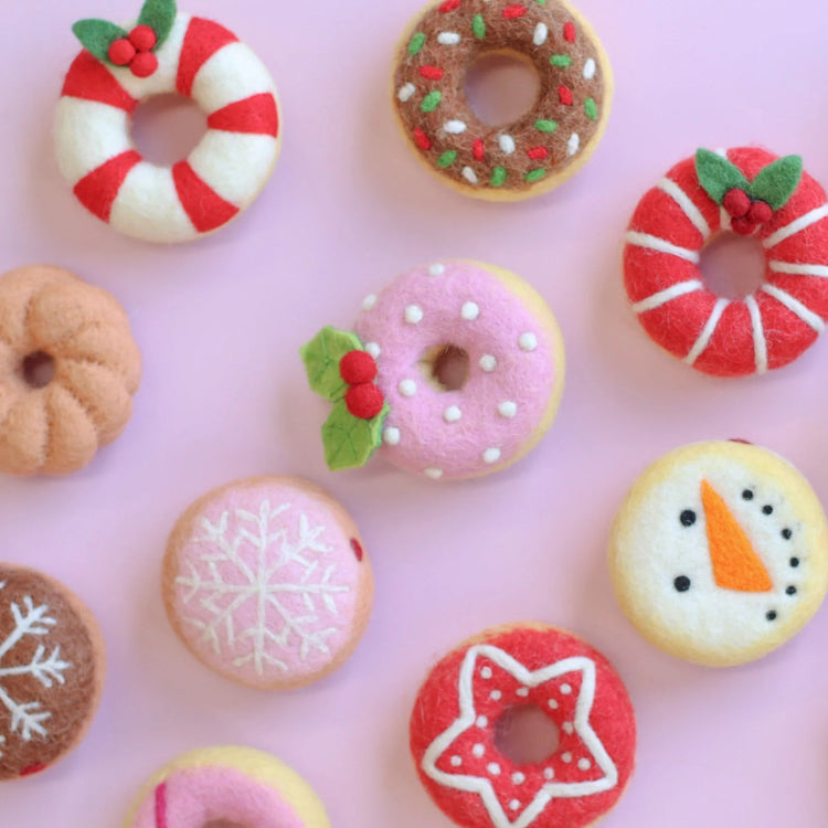 JUNI MOON | FESTIVE DONUT (MULTIPLE OPTIONS) Rainbow Sprinkles with hat by JUNI MOON - The Playful Collective