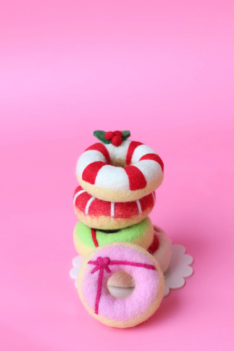 JUNI MOON | FESTIVE DONUT (MULTIPLE OPTIONS) Rainbow Sprinkles with hat by JUNI MOON - The Playful Collective