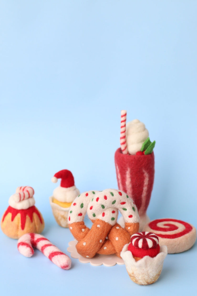 JUNI MOON | MERRY CHRISTMAS MUFFINS (MULTIPLE OPTIONS) Pink Mint Lolly by JUNI MOON - The Playful Collective