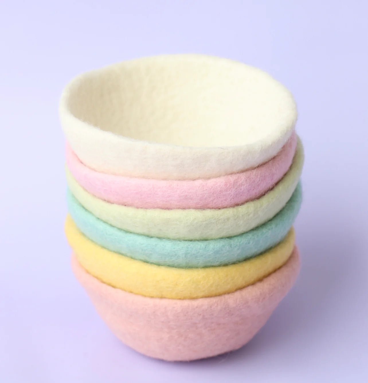 JUNI MOON | PASTEL FELT BOWLS (SET OF 6) by JUNI MOON - The Playful Collective