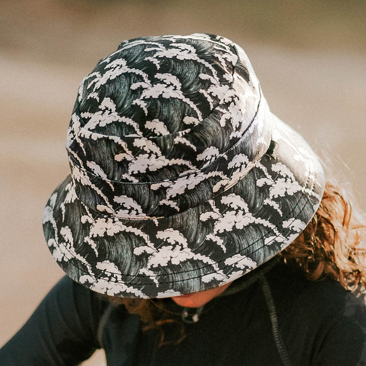 KIDS CLASSIC SWIM BUCKET BEACH HAT - KAHUNA 2-3 years / 52cm / L by BEDHEAD HATS - The Playful Collective