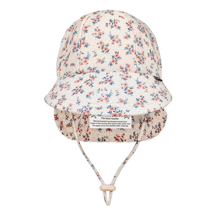 KIDS SWIM LEGIONNAIRE BEACH HAT - FLORAL 0-3 mths / 37cm / XXS by BEDHEAD HATS - The Playful Collective