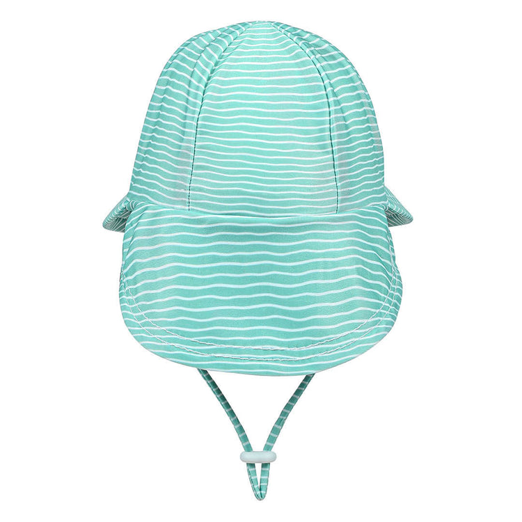 KIDS SWIM LEGIONNAIRE BEACH HAT - STRIPE 0-3 mths / 37cm / XXS by BEDHEAD HATS - The Playful Collective