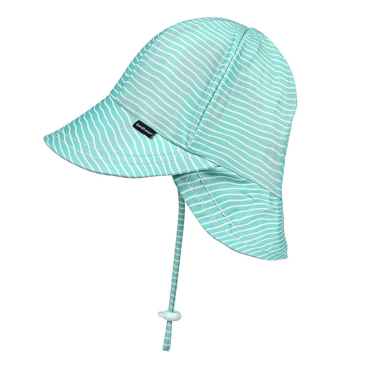 KIDS SWIM LEGIONNAIRE BEACH HAT - STRIPE 0-3 mths / 37cm / XXS by BEDHEAD HATS - The Playful Collective