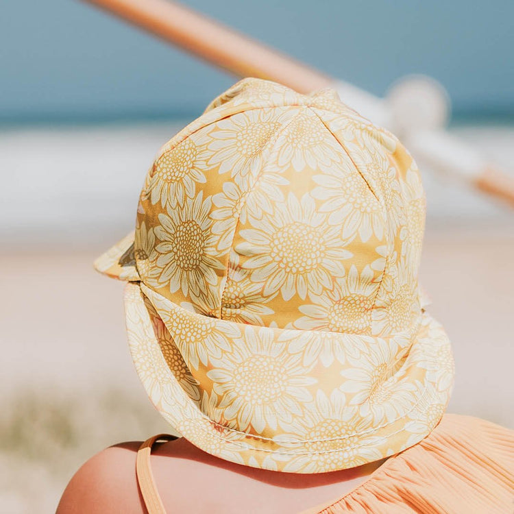 KIDS SWIM LEGIONNAIRE BEACH HAT - SUNFLOWER 0-3 mths / 37cm / XXS by BEDHEAD HATS - The Playful Collective