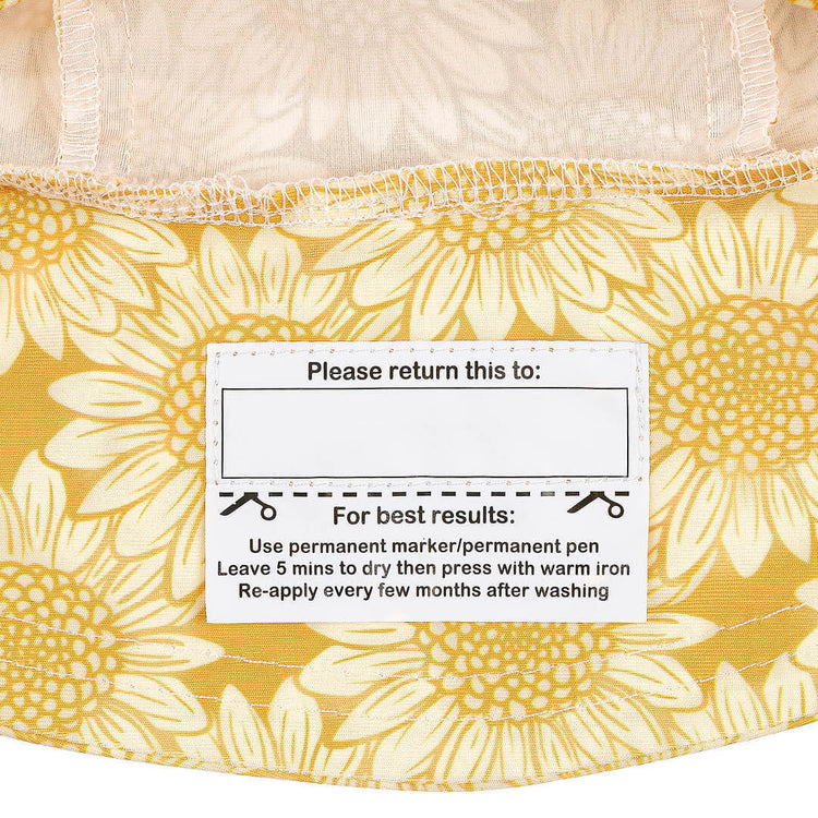 KIDS SWIM LEGIONNAIRE BEACH HAT - SUNFLOWER 0-3 mths / 37cm / XXS by BEDHEAD HATS - The Playful Collective