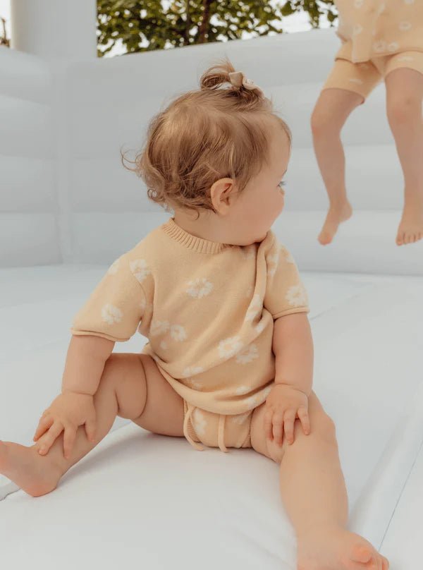 KNITTED BLOOMERS - POSY 0-3M by ZIGGY LOU - The Playful Collective